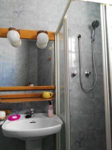 Koupelna v ubytování La Vila