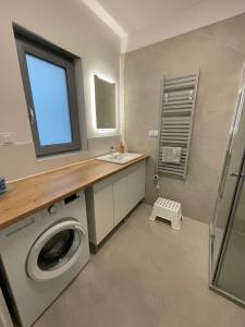 Koupelna v ubytování La Mewa, Holiday House, Trzęsacz + 18 fotografií