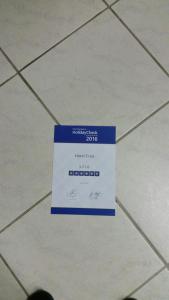 Certificado, premio, señal o documento que está expuesto en Hotel Crea