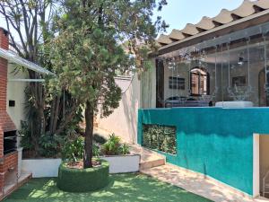 Κήπος έξω από το Casa Natureza Viva para grupos em São Paulo - SP