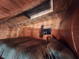 Χώρος καθιστικού στο La cabañita