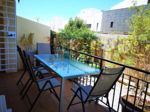 En balkon eller terrasse på BAVIERA GOLF APARTAMENTO TERRAZA Y JARDIN