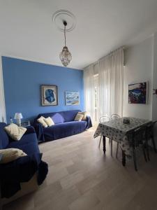 Χώρος καθιστικού στο Una finestra sul Mare