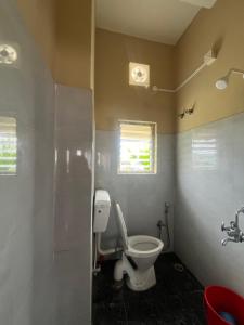 Koupelna v ubytování Cosmic cottage