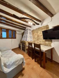 Ένα ή περισσότερα κρεβάτια σε δωμάτιο στο Casa Iván