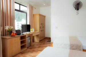 Postel nebo postele na pokoji v ubytování CATBA PANDORA Hotel & Travel