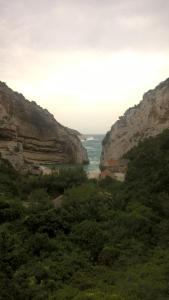 a view of the ocean from a cliff at Holiday home Stiniva in Vis