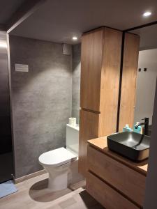 Salle de bains dans l'établissement Al Copette
