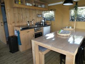 Η κουζίνα ή μικρή κουζίνα στο Zorgcamping De Ruif De Peppelhoeve +13 φωτογραφίες