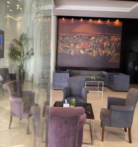 Area soggiorno di Caesar Hotel Ramallah