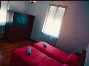 Cama o camas de una habitación en Albergo Belvedere