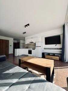 TV a/nebo společenská místnost v ubytování Villa & Apartament Armonia 1 Sol Ignis Gavalochori-Vamos KRETA