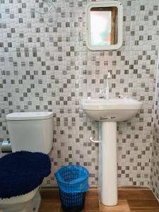 Koupelna v ubytování Pousada Villa Maria