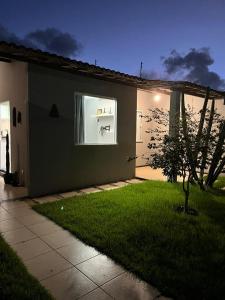 Bygningen som feriehuset ligger i