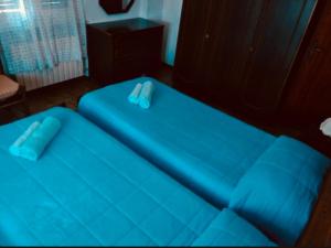 Cama o camas de una habitación en Albergo Belvedere