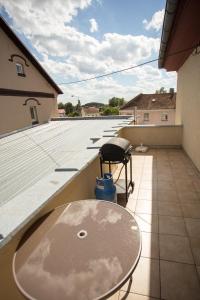 Balkón nebo terasa v ubytování Mazurskie Apartamenty