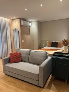 Χώρος καθιστικού στο Luxury and Leisure in the Best Region of Belo Horizonte
