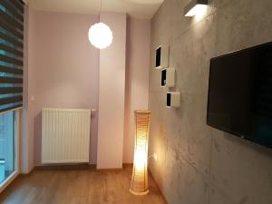 TV a/nebo společenská místnost v ubytování Luna
