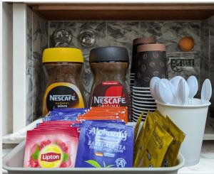 Set per la preparazione di tè e caffè presso TheGrid-HomeStay