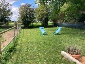 Zahrada ubytování Gîte de Blay