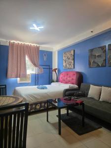 Posezení v ubytování Saekyung Condo 109