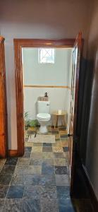 グラーフ・ライネにあるQuaint Karooの部屋の中にトイレ付きのバスルームがある