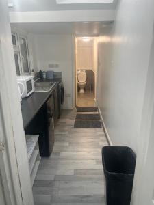 Η κουζίνα ή μικρή κουζίνα στο Eash Ham Apartment