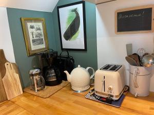 Η κουζίνα ή μικρή κουζίνα στο Gîtes d Izel2 entre terre et mer prés d'un golf