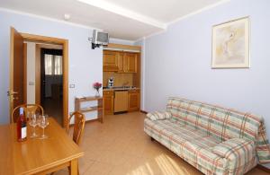 Kuchyň nebo kuchyňský kout v ubytování Park Hotel Faver