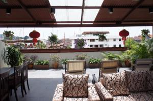 Posezení v ubytování Hotel Hong
