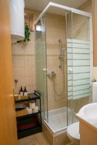 Koupelna v ubytování Small but cozy apartment