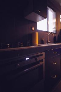 Kuchyň nebo kuchyňský kout v ubytování Lov'appart