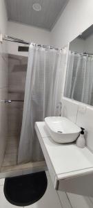 Koupelna v ubytování Casa Las Graditas