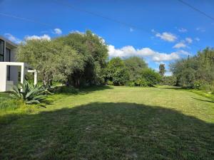 Zahrada ubytování Casa Olivo, Sala a doble altura