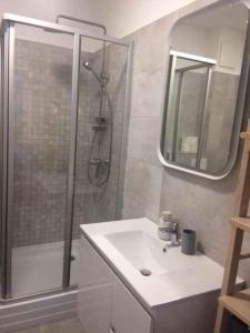 Bilik mandi di Apartment in Balatonlelle 54649