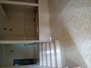 a bathroom with a shower curtain hanging from a wall at THSVM Traveler in Nikawatawana