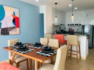 Una cocina o cocineta en Vive 801