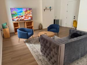 TV in/ali zabaviščno središče v nastanitvi Unicorn Zebra