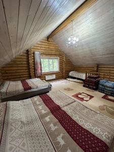 Postel nebo postele na pokoji v ubytování Ene sai