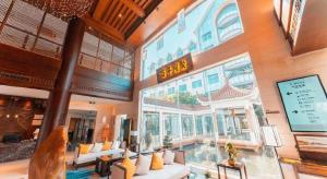 Χώρος καθιστικού στο Huangshan Shuguang Yusong Hotel