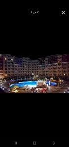 a view of a large apartment complex at night at كمباوند فلورينزا 50 in Hurghada