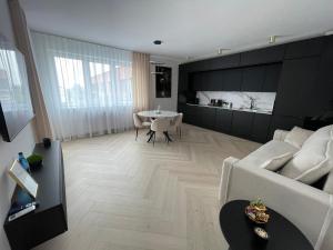 Η κουζίνα ή μικρή κουζίνα στο Plaza 78 Apartament