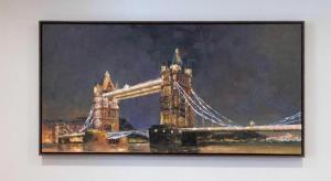 a painting of the tower bridge in london at London Hotel in Macau