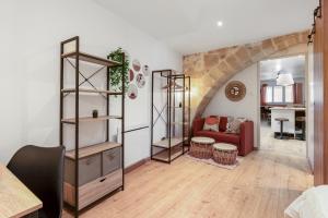 Χώρος καθιστικού στο Nomad TERRACOTTA - suite avec SDB privée - Nomad Home