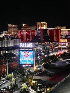 Udsigt til Las Vegas eller udsigt til byen taget fra lejligheden