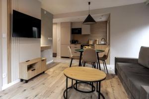 Μια τηλεόραση ή/και κέντρο ψυχαγωγίας στο Apartament Premium w sercu Karpacza 11