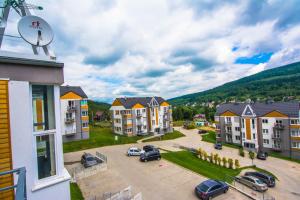 Nespecifikovaný výhled na hory nebo výhled na hory při pohledu z apartmánu