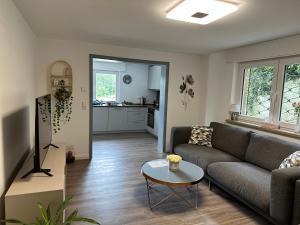 Posezení v ubytování Deluxe Apartment JL mit Terrasse