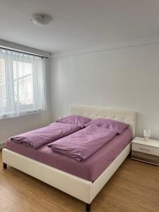 Ένα ή περισσότερα κρεβάτια σε δωμάτιο στο Apartmány Tereza