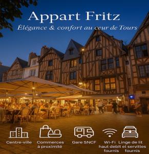 Fotografie z fotogalerie ubytování Appartement Fritz Proche Gare SNCF de Tours, Bus et Taxi v destinaci Tours